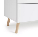Habitat Skandi 4+1 Drawer Chest - White Two Tone