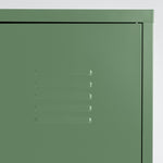 Stevie Tall 1 Door 4 Shelf Locker - Green | Vertical Space Solution