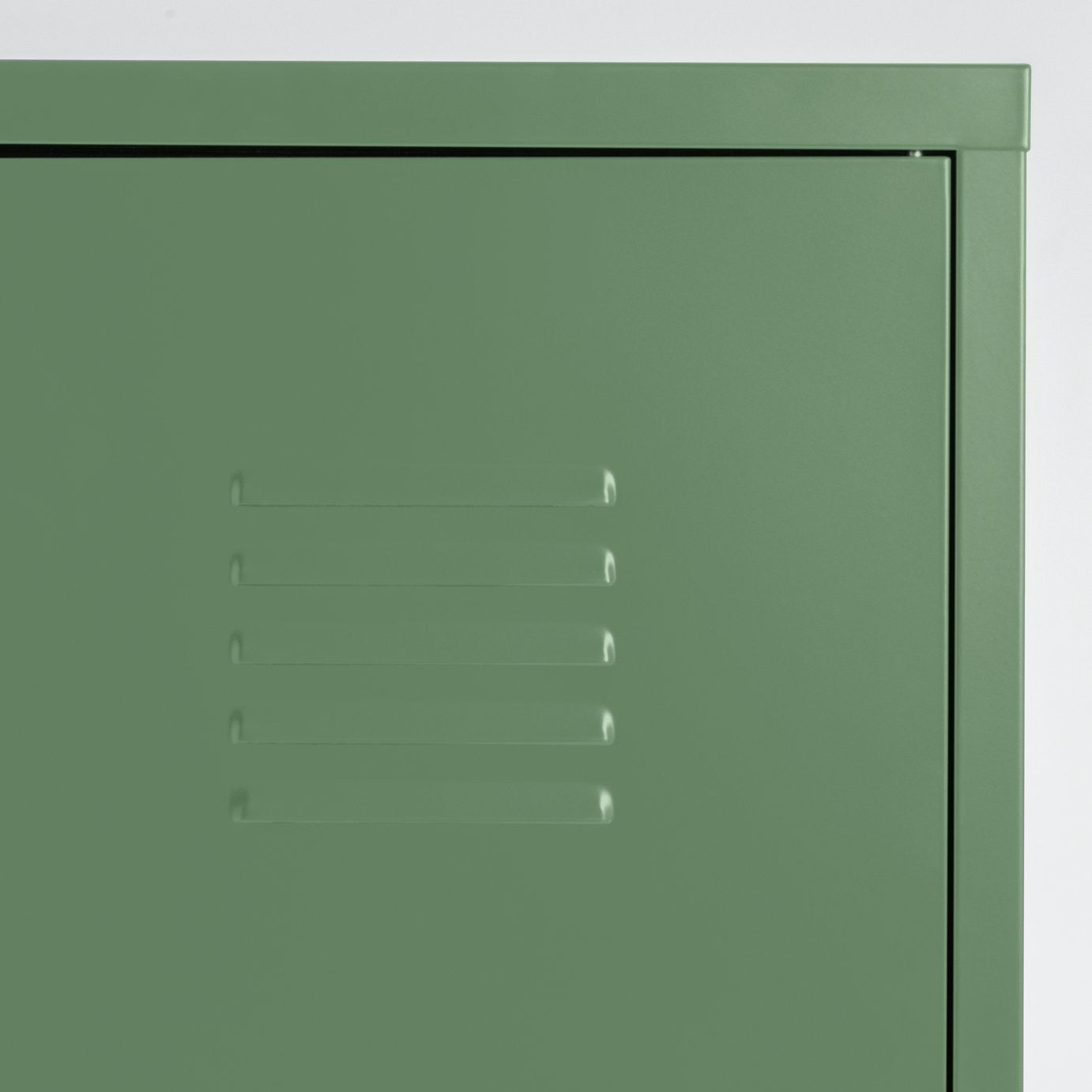 Stevie Tall 1 Door 4 Shelf Locker - Green | Vertical Space Solution
