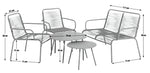 Ipanema 4 Seater Rattan Effect Garden Sofa Set