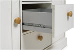Home Winchester 2 Door 3 Drawer Sideboard - Cream | sideboard with drawers