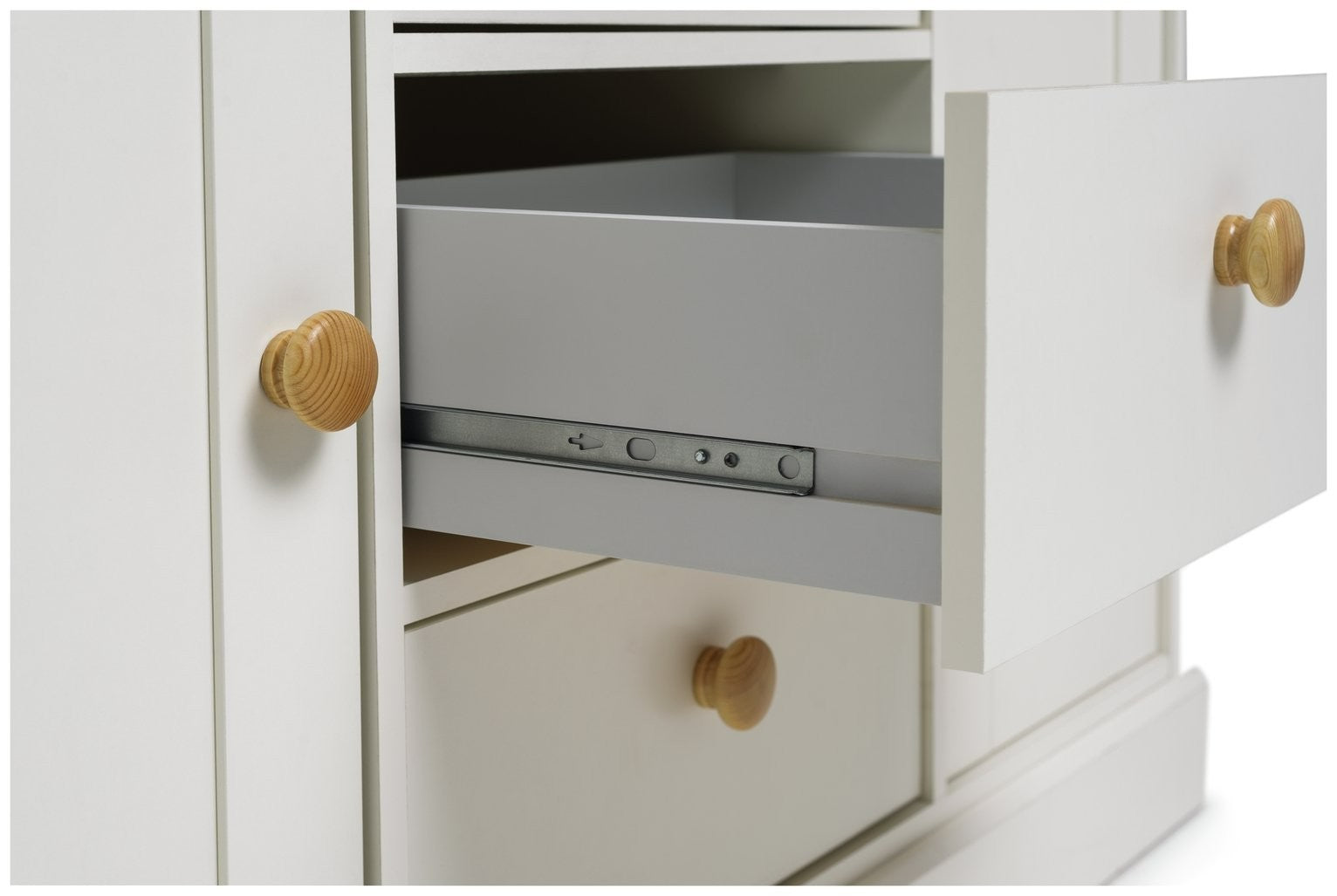 Home Winchester 2 Door 3 Drawer Sideboard - Cream | sideboard with drawers