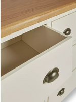 Home Kent 6 Drawer Chest - Cream and Oak (B Grade)