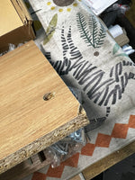 Home Brisbane 4 Drawer Chest Oak | Dresser for Bedroom Living Room ( B Grade )