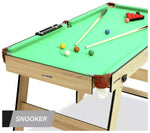 Hy-Pro 6ft Folding Snooker and Pool Table - Oak