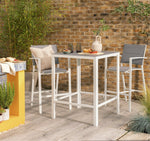 Cristo 2 Seater Metal Garden Bistro Set