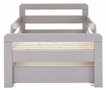 Ellis Toddler Bed Frame with Drawer - Grey | Childrens Bedroom Furniture