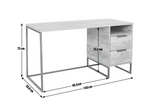 Habitat Nomad 2 Drawer Office Desk - Black ( B Grade 37164 )