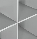 Squares Plus 16 Cube Storage Unit - Grey (B Grade 1128)