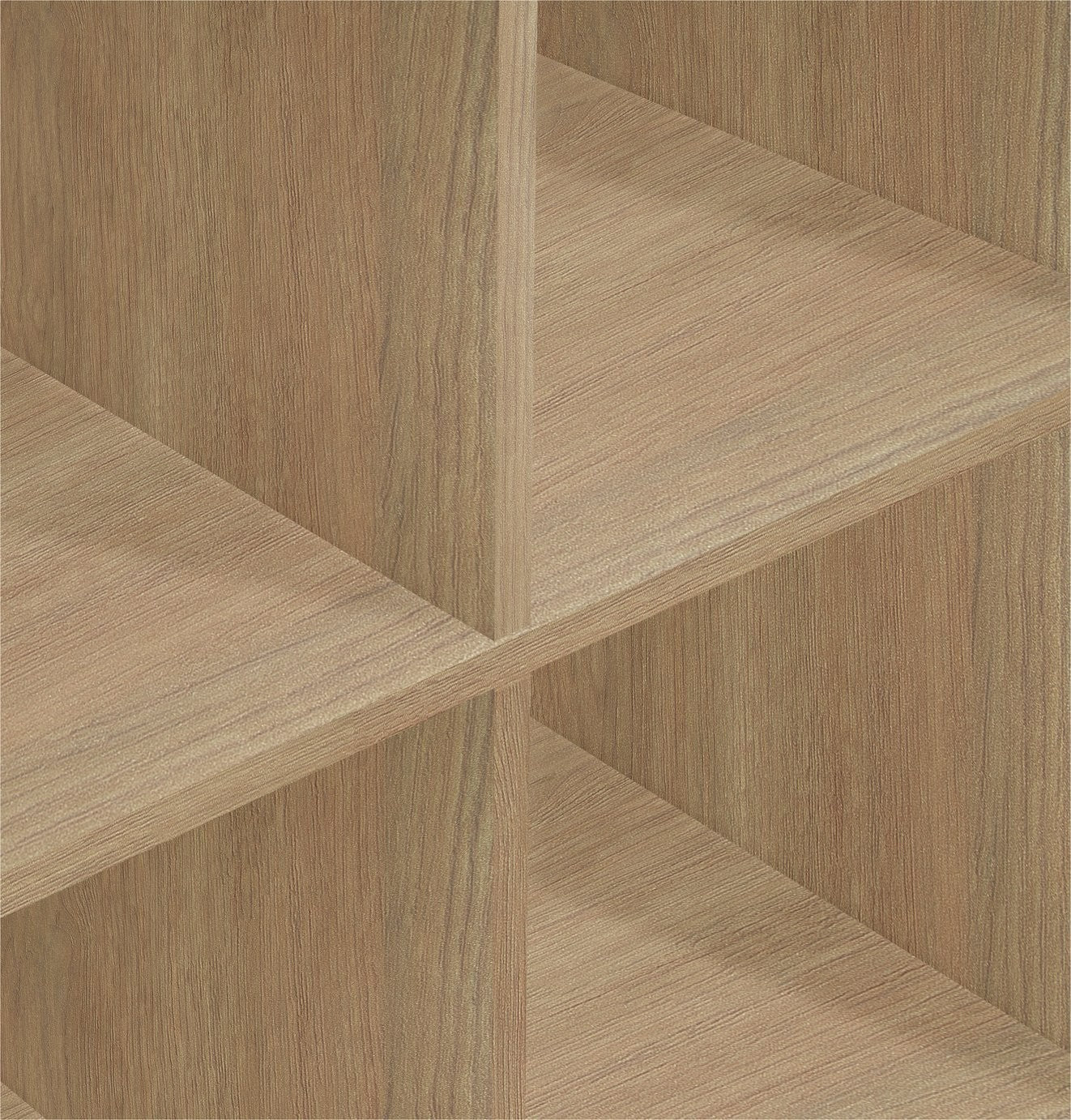 Squares Plus 16 Cube Storage Unit - Dark Oak | Contemporary Home Display