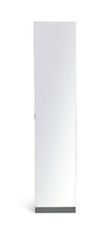 Habitat Munich 1 Door Mirror Wardrobe - Anthracite