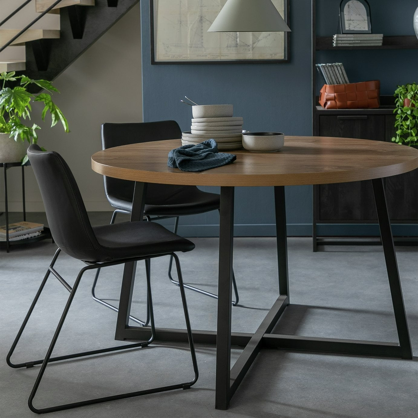 Nomad 4 Seater Dining Table - Oak Effect | Delicious Dining Table Design