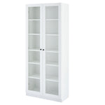 Home Carla 2 Door Display Cabinet - White | Modern Home Showcase