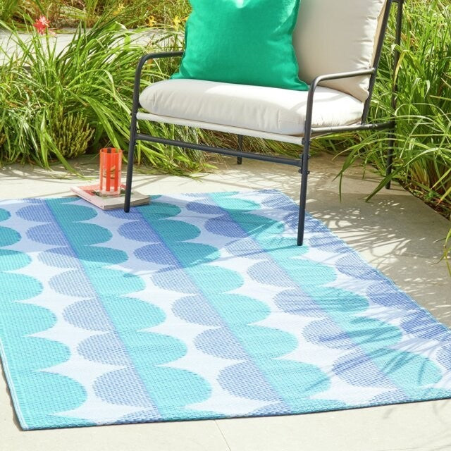 Scandi Outdoor Rug | Modern Garden Patio Floor Rug Carpet Furniture