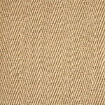 Herringbone Neutral Boarder Jute Rug - 230x160cm