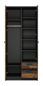 Nubi 2 Door 2 Drawer Wardrobe | modern wardrobe