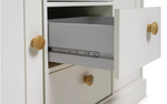 Winchester 2 Door 3 Drawer Sideboard - Cream ( B Grade )
