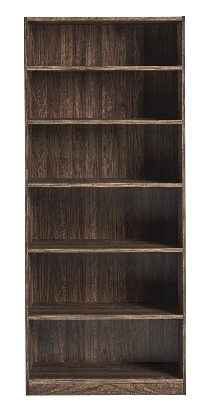 Maine Deep Bookcase - Walnut | Modern Durable Interior Tall Books Organizer