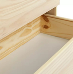 Akio 2 Door 2 Drawer Wardrobe Pine | Bedroom Storage Furniture Wardrobe