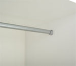 Home Seville 2 Door Open Shelf Wardrobe - White ( B Grade )