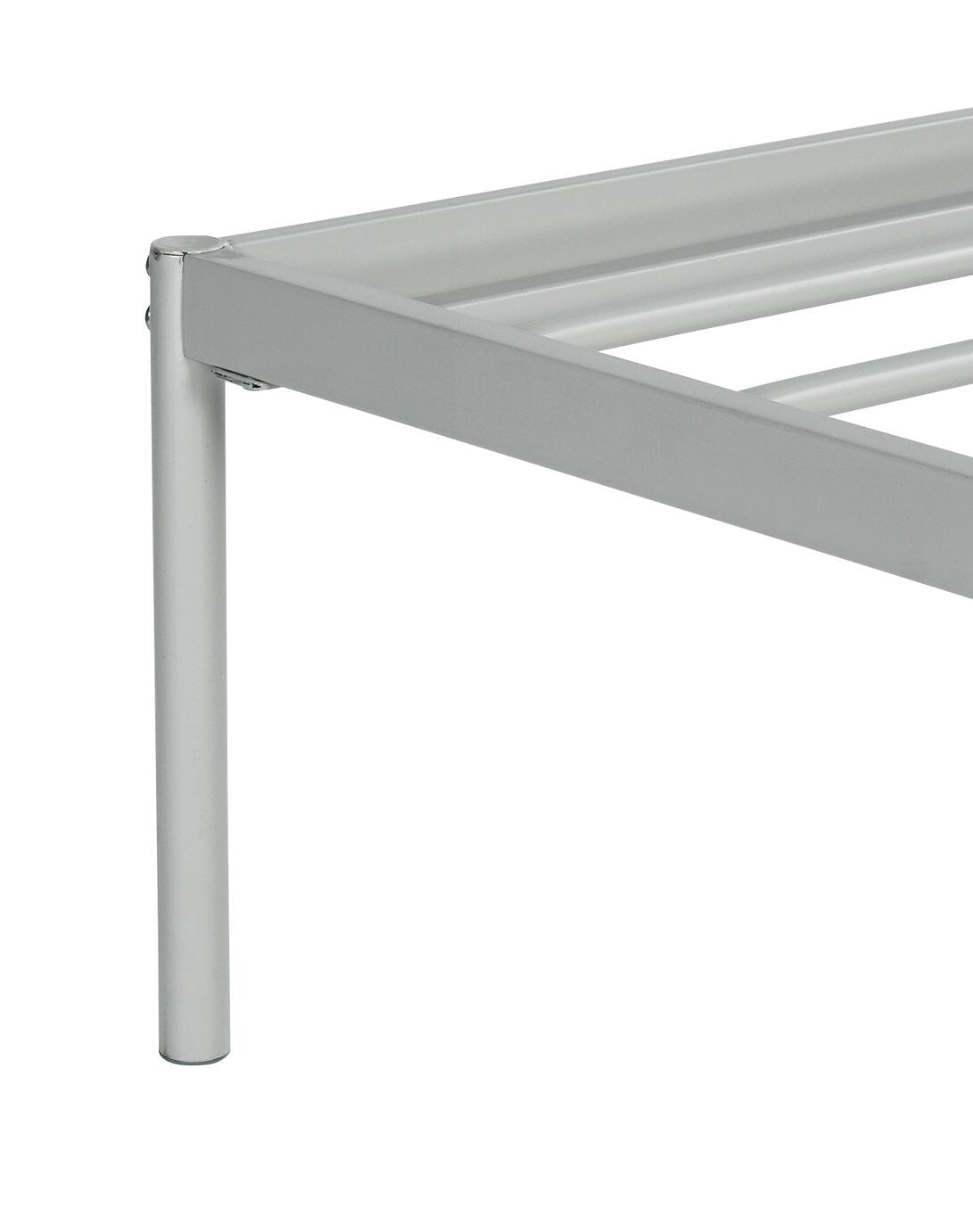 Freja Double Metal Bed Frame - Silver ( B Grade 13946 )