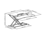 Proper AV Sit Stand Workstation 2 Tier - Black | Adjustable Standing Desk