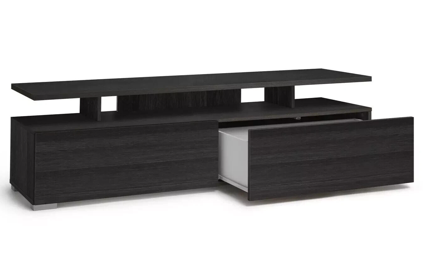 Habitat Floating Top TV Unit - Black & Brown ( B Grade 40998 - 40999 )