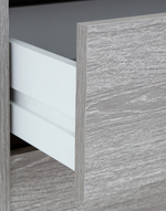 Seville 3 Drawer Chest - Grey Oak Effect
