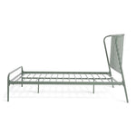 Kanso Small Double Metal Bed Frame Sage Green | Modern Bedroom Furniture Bed