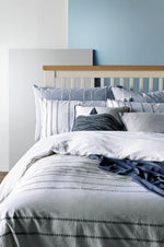 Home Aubrey Kingsize Wooden Bed Frame - Two Tone | Modern Solid Wood King Bed