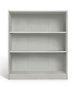 Malibu Short Wood Effect Bookcase - Grey