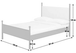 x Morris & Co. Double Bed Frame - Green (B GRADE)