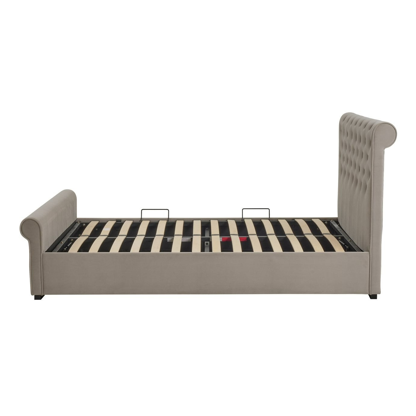 Home Harrow Double Side Lift Ottoman Bed - Grey | Elegant Home Comfort