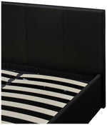 Lavendon Small Double Side Open Ottoman Bed-Black ( B Grade 52751 - 52752 )