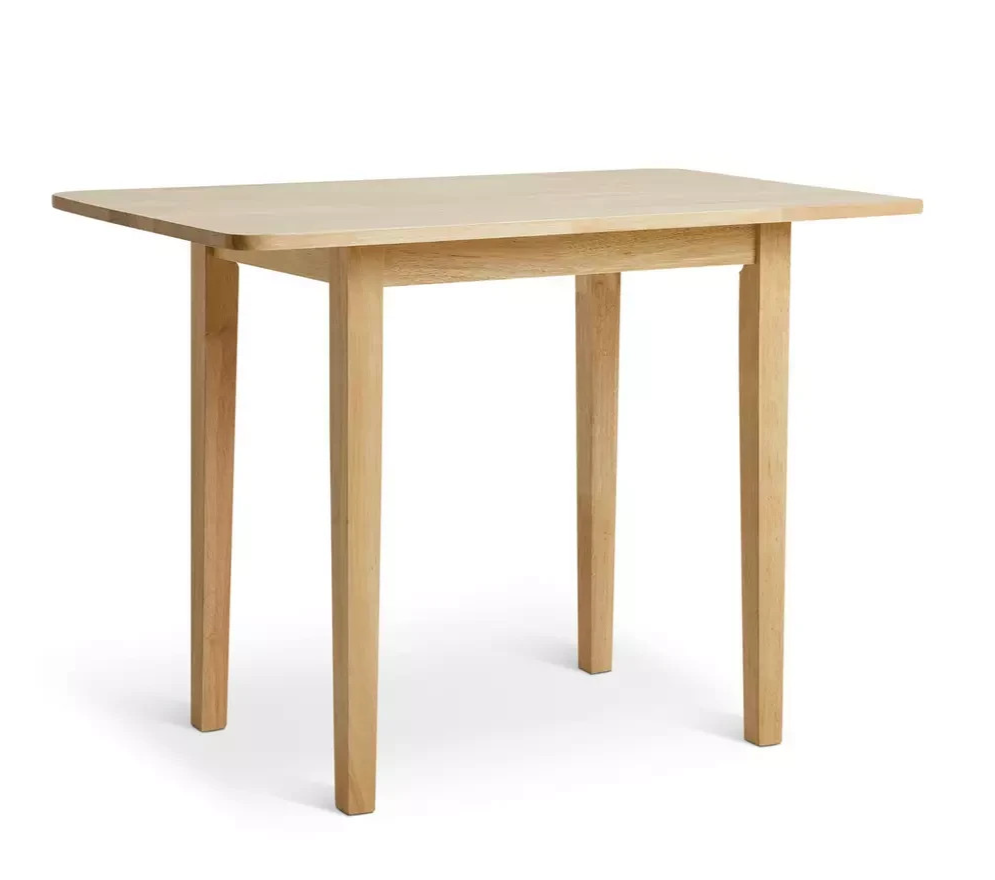 Home Conny Corner Dining Set Natural | Space Saving Kitchen Dining Furniture Set