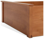 Aspley Single Wooden End Lift Ottoman - Oak Stain | Modern Bedroom Upgrade