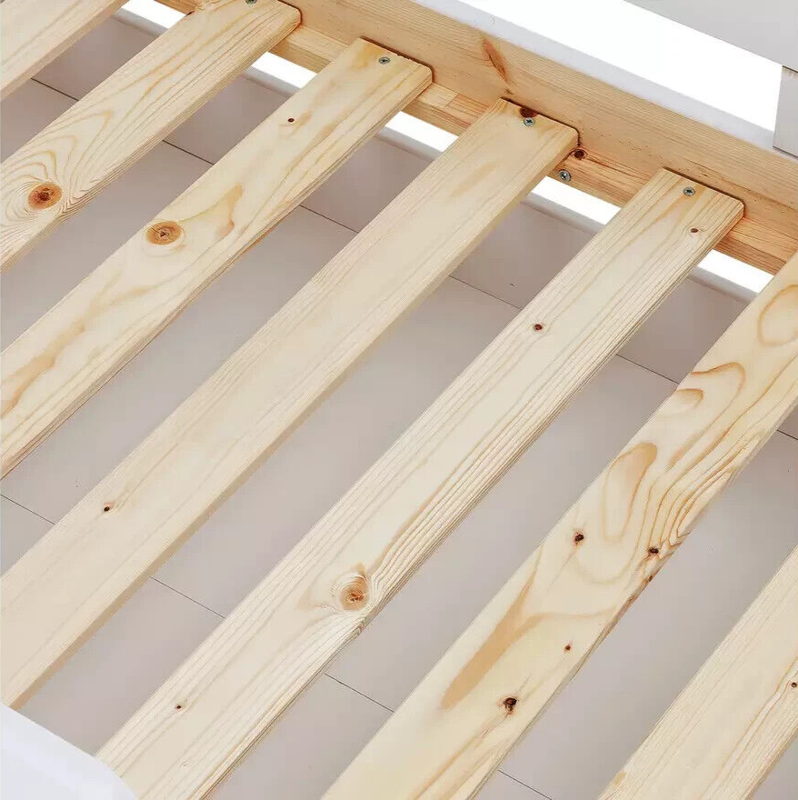 Habitat Ellis White Toddler Bed Frame with Storage | Kids Bedroom Storage Bed