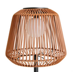 Solar Rattan Floor Lamp | Outdoor Garden Solar Lighting Decoration