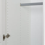 Munich Panelled 2 Door Wardrobe - White | Modern white wardrobe