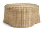 Habitat 60 Kaya Coffee Table - Natural | Rattan Round Table, Boho Living Room