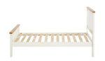 Home Aubrey Single Wooden Bed Frame - Two Tone (S)