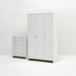 Home Seville 3 Door Wardrobe - White ( B Grade )