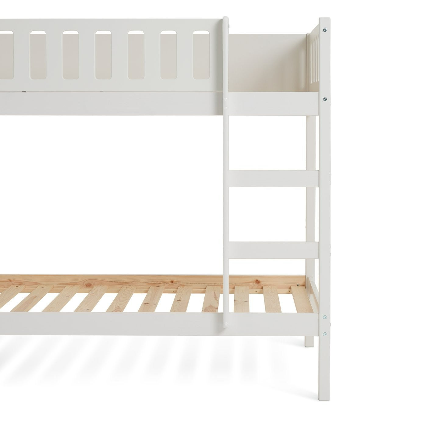 Ronnie Bunk Bed Frame - White | Space-saving kids bunk bed