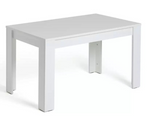 Miami Gloss 4 Seater Dining Table - White | White Modern Kitchen Dining Table
