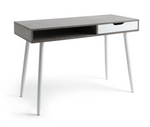 Habitat Concrete Style Office Desk - Grey | Sturdy Workstation for Home Office