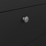 Tvilum Madrid 2 Door 3 Drawer Sideboard - Black | Black sideboard