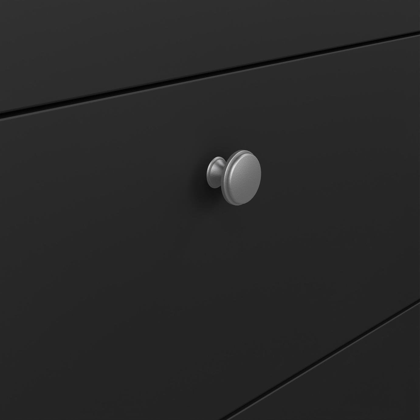 Tvilum Madrid 2 Door 3 Drawer Sideboard - Black | Black sideboard