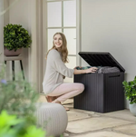 Keter City 113L Outdoor Garden Storage Box - Grey