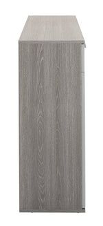 Habitat Venetia 3 Door Shoe Storage Cabinet - Grey & Oak