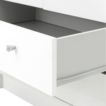 Malibu 2 Door 2 Drawer Wardrobe - White ( B Grade )